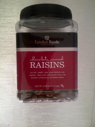 Lyndon Reede Chocolate Covered Raisins - 3 Lbs (48 Oz)