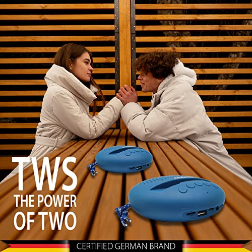 Image of Blaupunkt Wireless Bluetooth Speaker with Deep Bass & Mobile Stand (Blue) (BT03 BL)