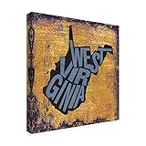 West Virginia by Art Licensing Studio, 18x18-Inch