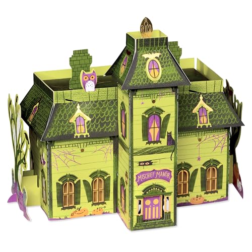 Decoración de Halloween de casa encantada American Greetings Magic Moments