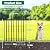 GILPWA 10 Panel No Dig Decorative Garden Fence, 32in(H)×24Ft(L)