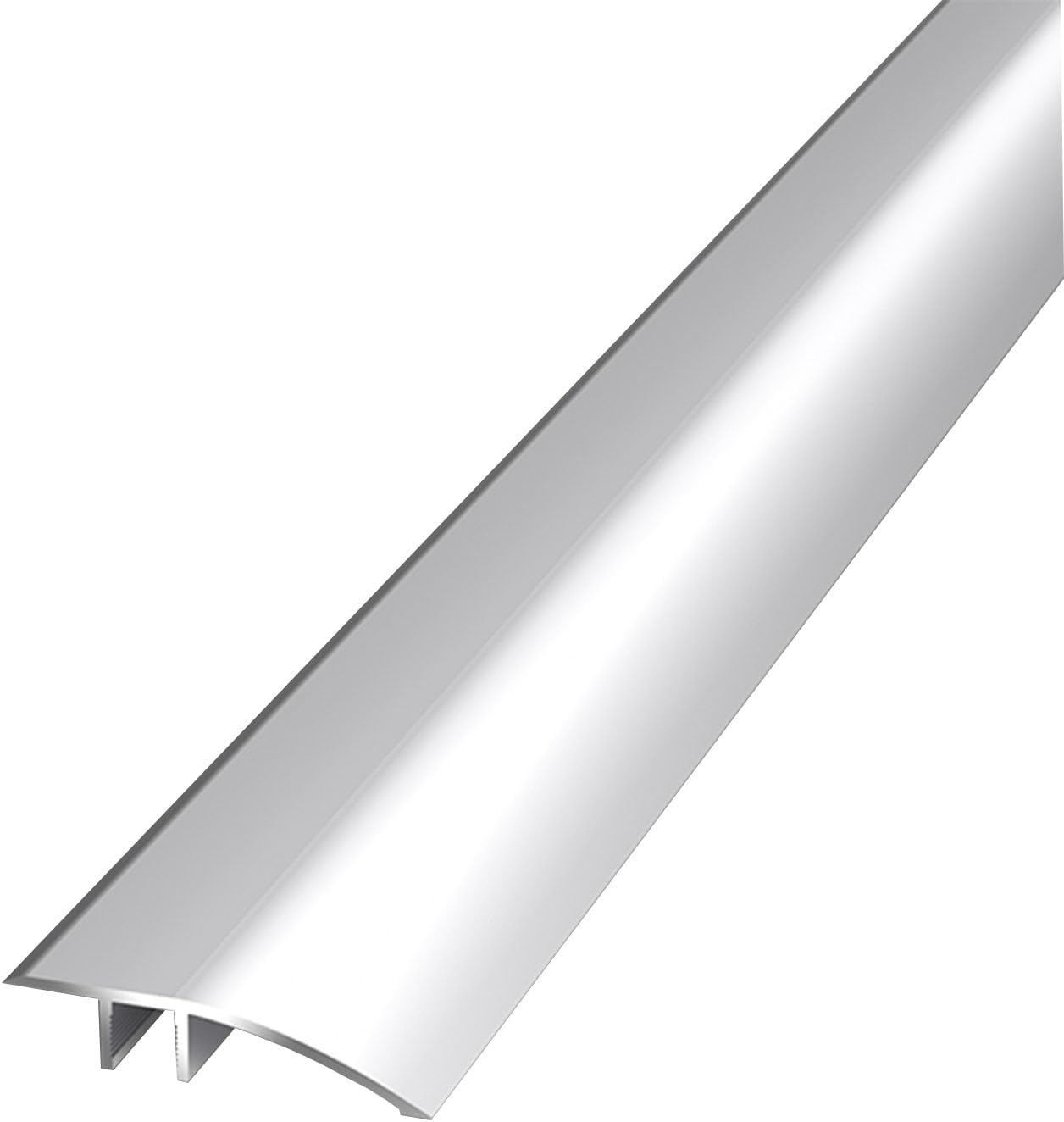 Transition Strip,Door Threshold Strip, Aluminum Floor Transition Threshold Strip, Suitable for Floors with A Threshold Height Difference of 0.8-1.5cm (Color : Gray, Size : 90x4.2cm ( Color : White , S