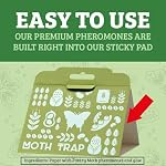 Triple-Strength Pantry Moth Traps 6 Pack – Safe Pheromone Moth Traps for House & Kitchen – Non-Toxic Pantry Pest Solution for Indian Meal Moths - Image 2
