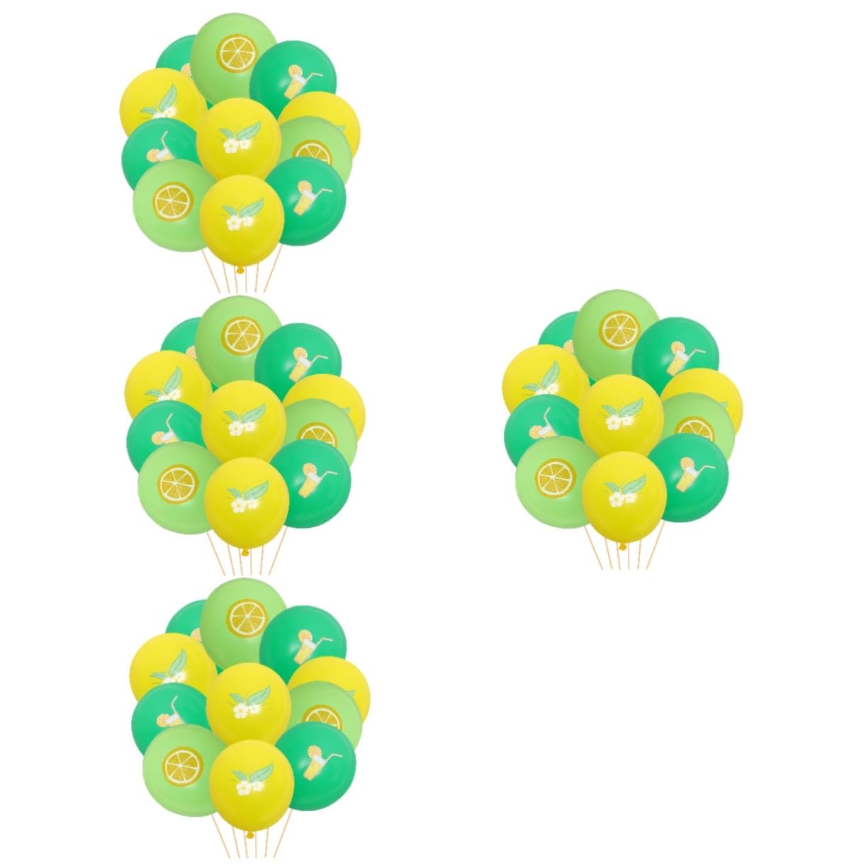 TOYANDONA 96piezas Globos De Hawaianos Para Decoración De Fiestas Tropicales Para Cumpleaños y Eventos Temáticos De Verano