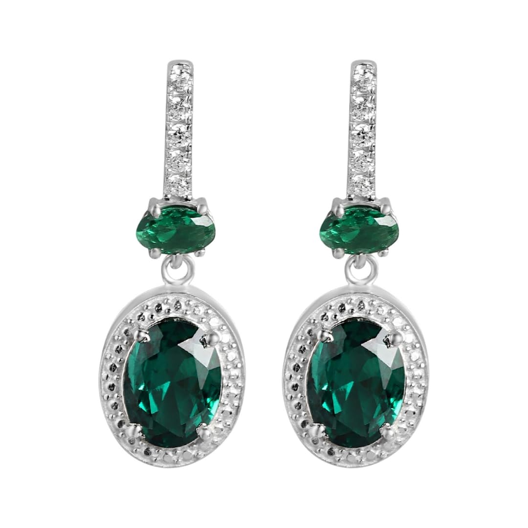 See full amazon price history chart for ZAVYA 925 Sterling Silver Cubic Zirconia Solitaire Halo Silver Plating Drop Earrings | | Gift for Women and Girls | With Certificate of Authenticity and 925 Hallmark ZAVYA 925 Sterling Silver Cubic Zirconia Solitaire Halo Silver Plating Drop Earrings | | Gift for Women and Girls | With Certificate of Authenticity and 925 Hallmark (B0CQXDWSH7) Amazon Price History, Amazon Price Tracker