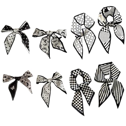 8 PCS Fashion Handbag Scarf for Purse Handles, Handbags Handle Scarves for Women