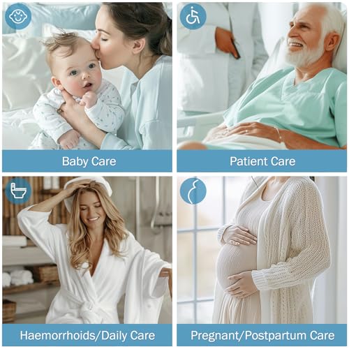 Portable Travel Bidet, Electric Bidet Sprayer 12.3oz/350mL, IPX7 Waterproof ＆ Rechargeable, Mini Bidet Toilet Water Spray for Personal Hygiene Cleaning, Postnatal Care, Perineal & Hemorrhoid Treatment - Image 7