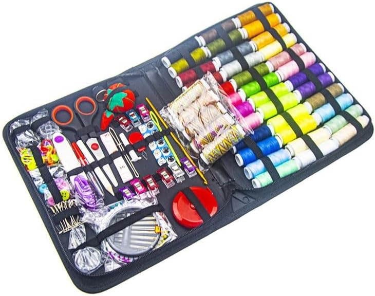 MVNOIRE Polyester Portable Sewing Kit Needle Thread Box Combination Home Travel Tools