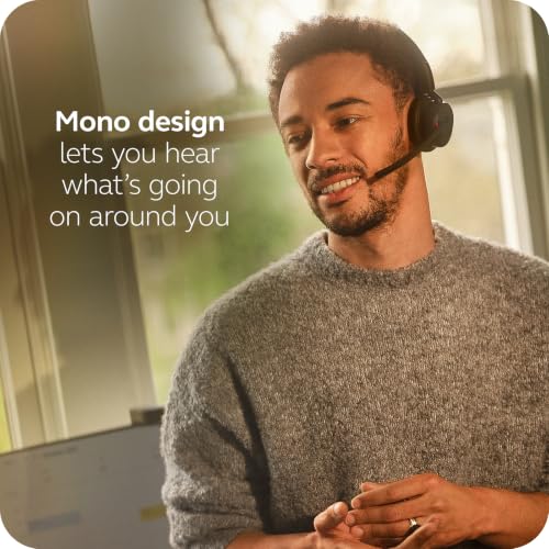 Casque Jabra Evolve3 45 sans fil Bluetooth avec réduction de bruit micro et USB C - vue 5