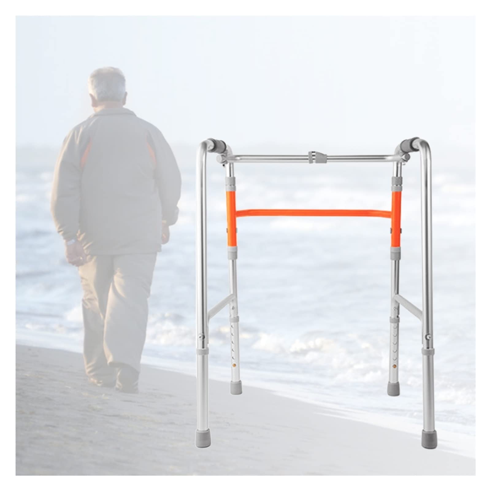 Deambulatore Pieghevole, ausilio per la Mobilità per disabili, sponda per WC per Anziani, disabili o infortunati Stand Up Lofty Ambition Thoughtful