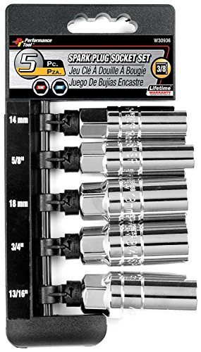 Performance Tool W30936 5 Piece Spark Plug Socket Set