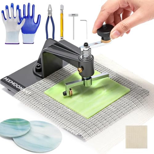 Mxmoonant Glass Circle Cutter for Stained Glass and Mosaic