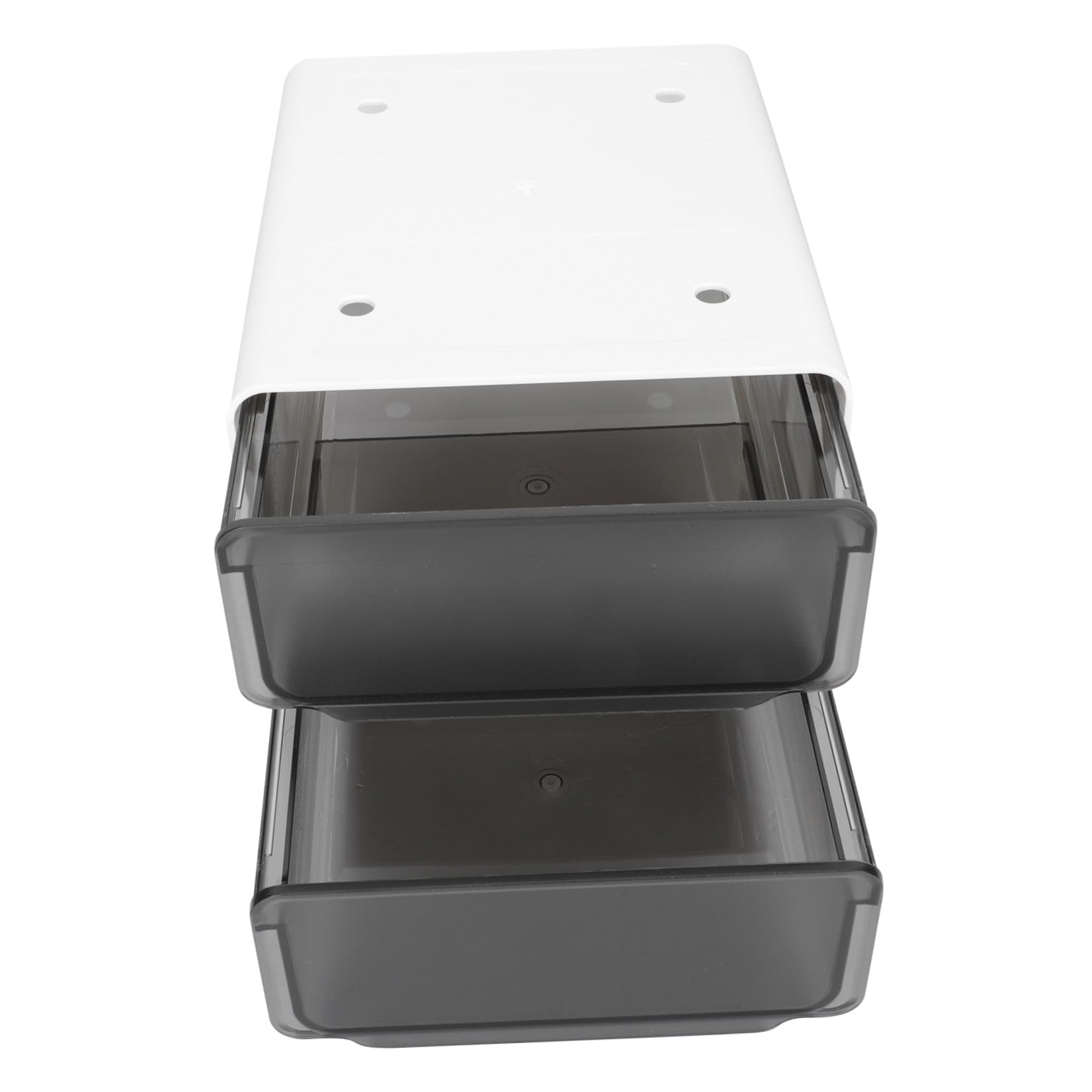 Housoutil Caja de Almacenamiento Adhesiva Cajón Oculto Pp Negro
