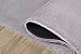 the carpet Relax Moderner Flauschiger Kurzflor Teppich, Anti-Rutsch Unterseite, Waschbar bis 30 Grad, Super Soft, Felloptik, Grau, 80 x 150 cm