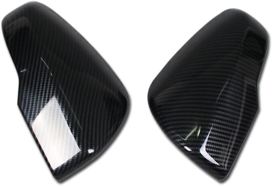 Beautost Fit for Subaru 2019 2020 2021 2022 2023 2024 Forester Rear View Mirror Side Molding Cover Trims Carbon Fiber Pattern