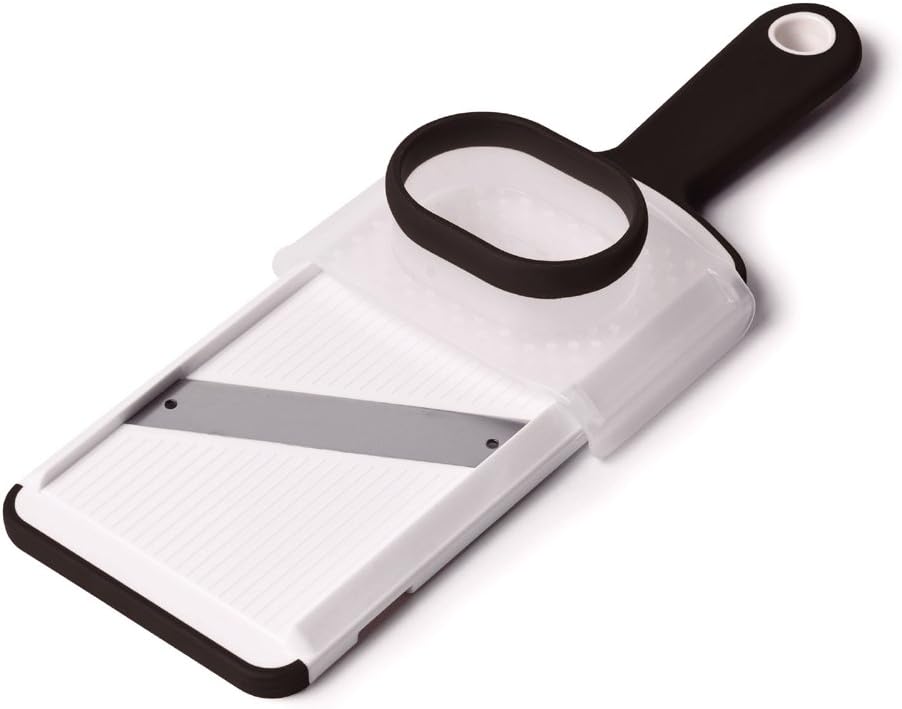 Pearl Metal Softia Slicer with Safety Holder, Black C-3670