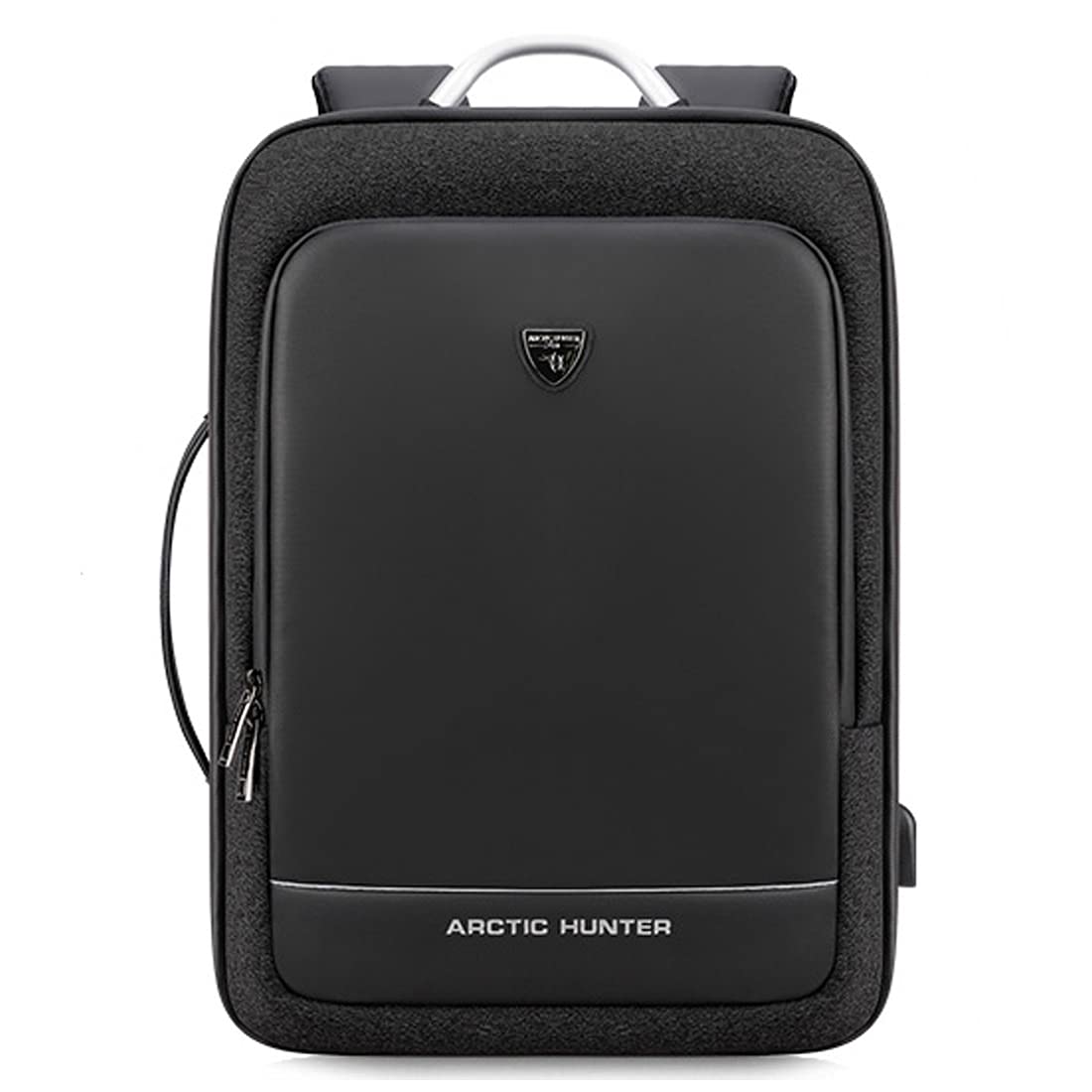 THE CLOWNFISH Arctic Hunter Expandable Capacity 38 litres Water Resistant Polyester 15.6 inch Unisex Travel Laptop Backpack with USB charging port (Black) (B09HMCPJ15) Amazon Price History, Amazon Price Tracker
