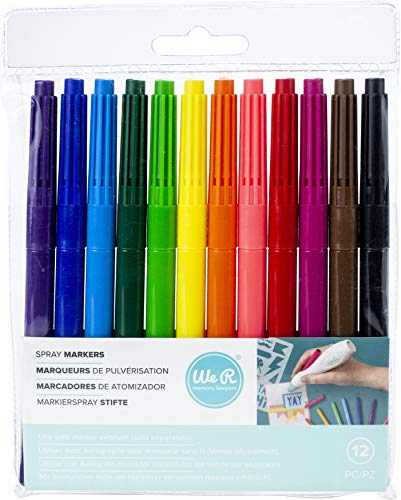 We R Cordless Marker Airbrush Markers Refill 12/Pkg-Assorted Colors