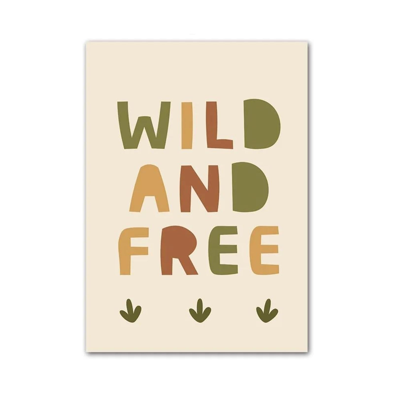 Xenite F Wall Art Canvas Prints Boho Style Nordic Posters No Rame Animals Prints Pictures Wall Art Canvas Painting Baby Kids Room Decor(,30X40cm)