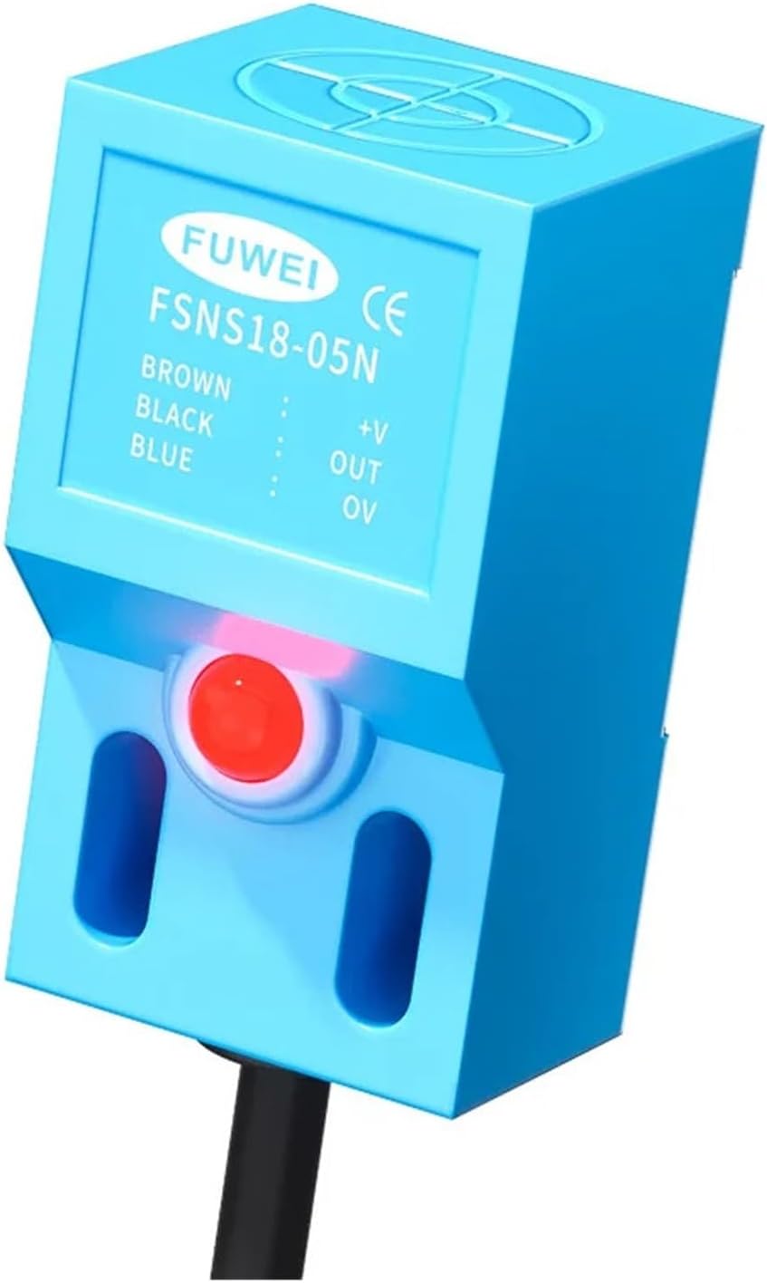 FSNS18 Metal Detection Sensor Detection Distance 5mm Proximity Switch for Metal Inspection Sensor(FSNS18-05PA)