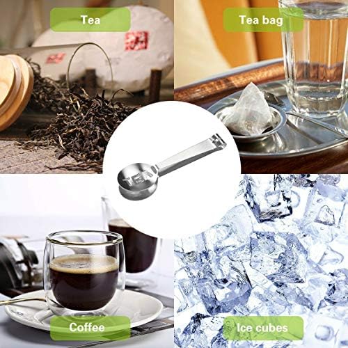 Spoon Shaped Tea Bag Squeezer/Holder Gadget, Round Stainless Steel Teabag Tong Strainer Holder Kitchen Bar