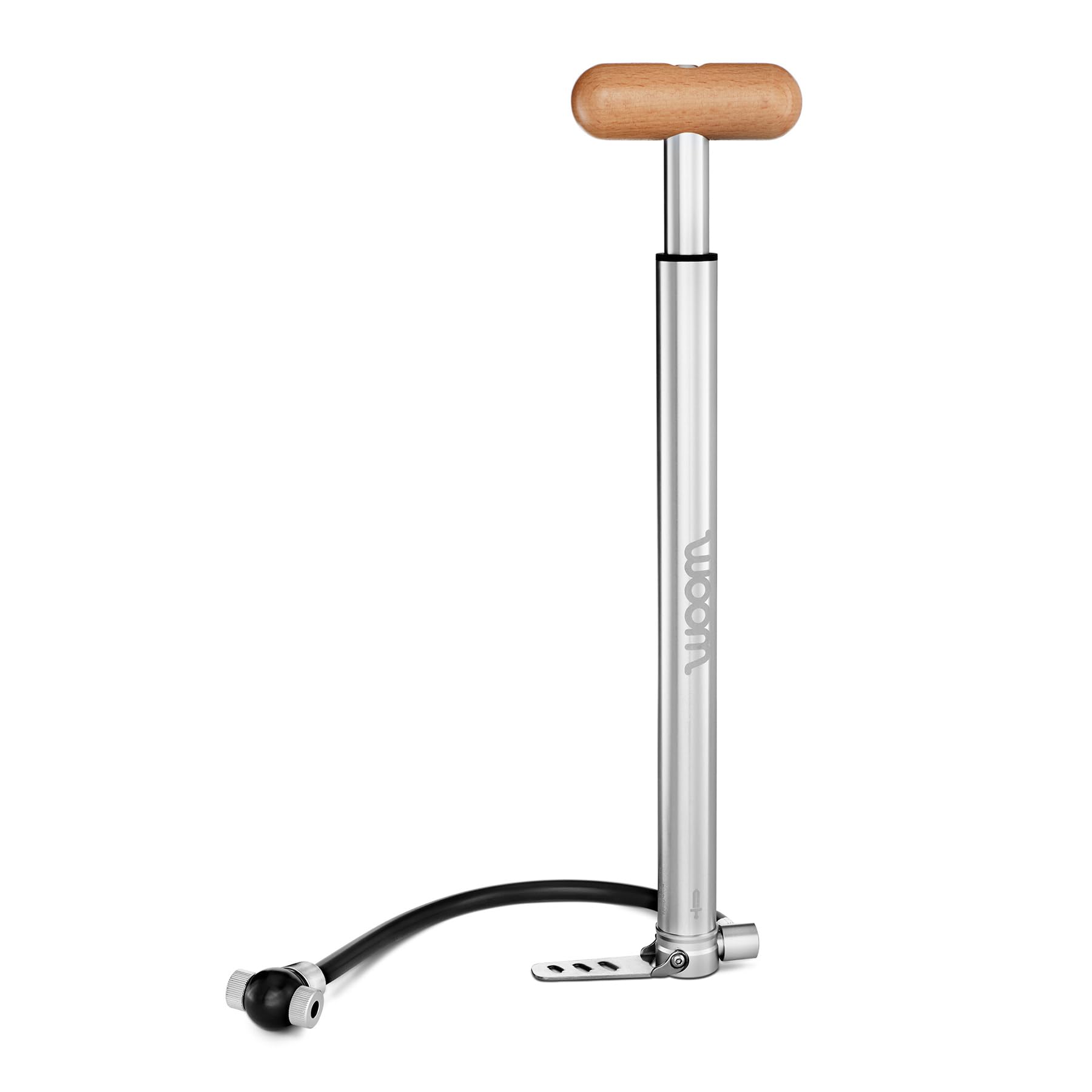 AIRFLO Bike Pump, Lightweight, Compact Aluminum Bicycle Tire Pump, fits Schrader, Presta & Dunlop Valves