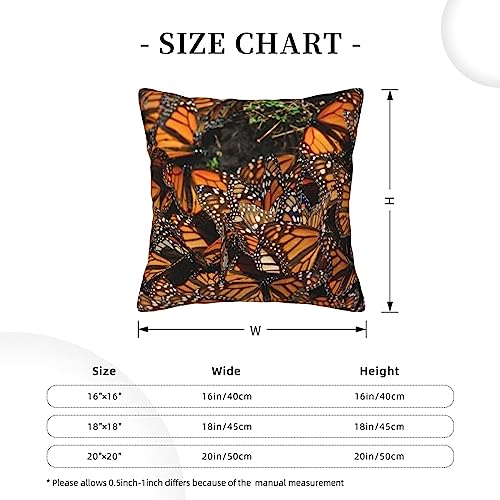 Housses de coussin imprimées monarques TOMPPY de qualité supérieure pour lit - 5