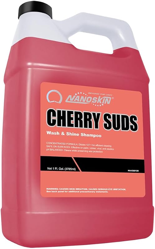 CHERRY SUDS Car Wash Shampoo for Foaming, 1 Gallon | Cherry Scented, Foaming Car Wash Soap, Foam Cannon or Bucket Use, For Cars Trucks and RVs