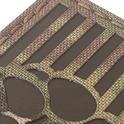 Ir Multicam Infrared Usa Flag K9 Dog Handler Paw K-9 Tactical Morale Fastener Patch #TOP3