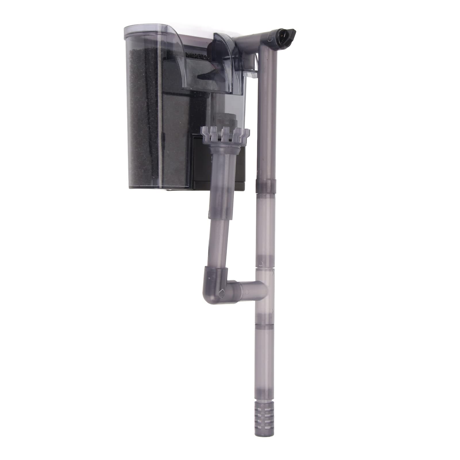 Locadence Aquarium Filter, 11.4X4.3X3.5in Quiet Hang On Waterfall Filter, Fish Tank Filtration Water with Built in Filter Plate for Fish Tank Size Within 40Cm
