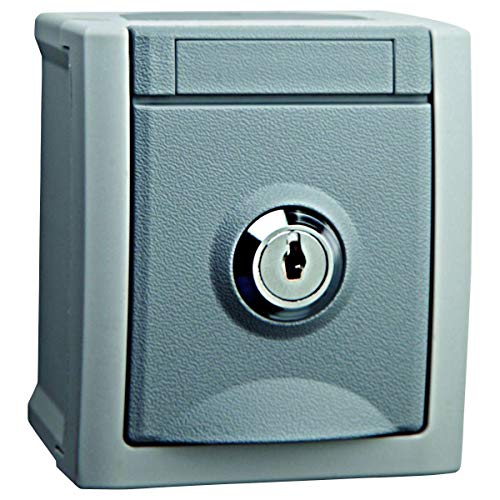 Prise Schuko verrouillable gris Nr 10 pour couper l'accès électrique - 2