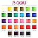 Chalkola Watercolor Brush Pens for Lettering, Coloring, Calligraphy - Set of 28 Watercolor Pens, 15 Painting Pad & 2 Water Color Markers - Drawing Art Supplies for Kids, Adults, Professional Artist