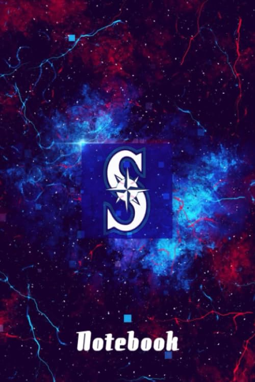 Notebook : Seattle Mariners Lined Notebook Journal 102 Pages - Independence Day Gift Types #19