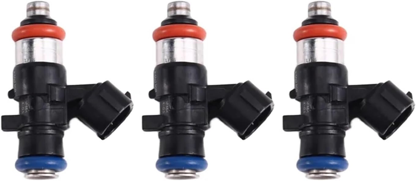 Fuel Injector Replacement Kit 3Pcs- Fit Compatible For Smart Fortwo Roadster 451 1.0 M132 2007-2019 Model Codes 1465A337 Eat319