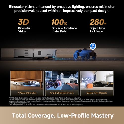 Robot Vacuum with Self-Emptying Station