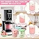 Forbabe 4er Behälter für Ninja Creami Deluxe Pints, Wiederverwendbar Eisbehälter für NC500 NC501 Serie Becher für Ninja Eismaschine mit 4 Löffeln Eiscreme Behälte mit Deckel für Ninja Creami Behälter