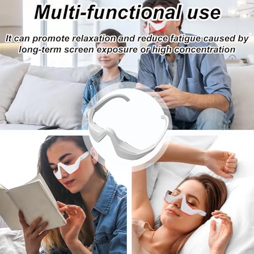 Under Eye Red Light Therapy Device Infrared Red Light Therapy Mask Microcurrent Eye Massager - Image 7