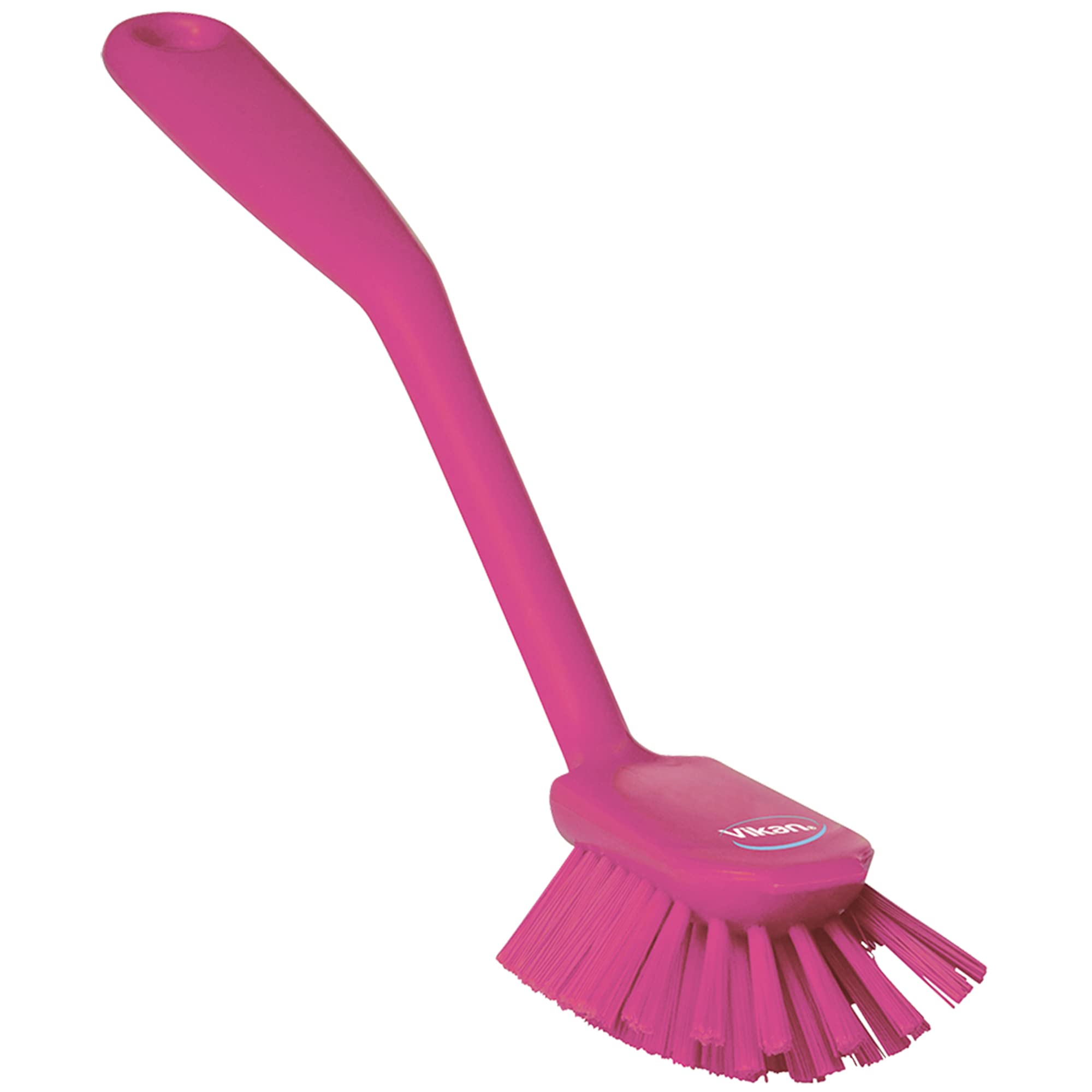 Vikan 42371 Dish Brush, Polypropylene/Polyester/SS, Pink, One Size