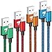 Produktbild iPhone Ladekabel, Lightning Kabel [4Stück, 0.5M 1M 1.5M 2M] iPhone Kabel Nylon Schnellladekabel Lightning auf USB Kabel Ladekabel für iPhone 14 13 12 11 Pro Max XR XS X 8 7 6 6s Plus 5 SE 2020, iPad