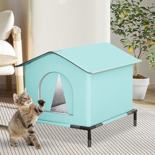 Abri en extérieur pour chats structure premium isolée pour la cour - 4