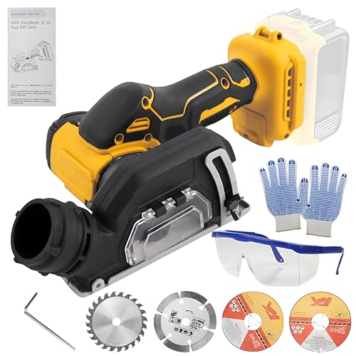 Cordless Cut-Off Tool, 20000RPM Angle Grinder & Circular Saw Fits...