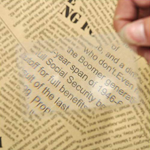 Werkzeuge 1PC Mini-Kreditkartengröße Lupe Leselupen Objektiv Taschenlupen Tragbare transparente Lupe Vergrößerungsglas