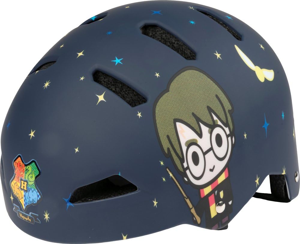 Casque de Rue Tataway Harry Potter, Taille S 52-56 cm, Casque de Protection pour Enfants, Design Original Harry Potter, idéal pour Les vélos et Les activités de Plein air