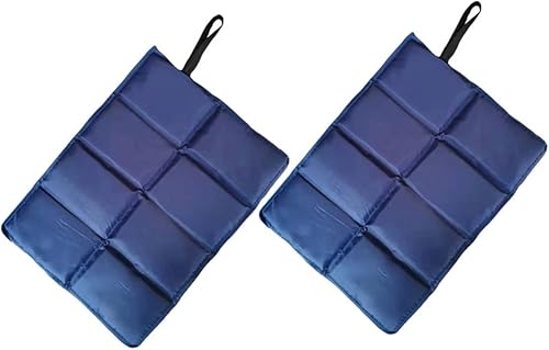 Miniatura 5 de Toddmomy Cojín plegable para exteriores, 4 piezas, cojines de asiento al aire libre, cojín de asiento portátil, impermeable, tapete de picnic,