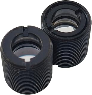 2pcs Focal Lens FL11 Collimation Lens Coated Glass Lens for 400nm-700nm Violet Blue Light Source M9 P0.5 Length 10mm Three Layers No.16