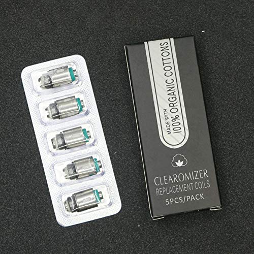 DrafTor 5 Packs Coil für S14 Q14 Q16 P16A, 1.2Ω, 1.4Ω, 1.6Ω mit Bio-Baumwolle, Ohne Nikotin(1.6Ω) – Bild 7