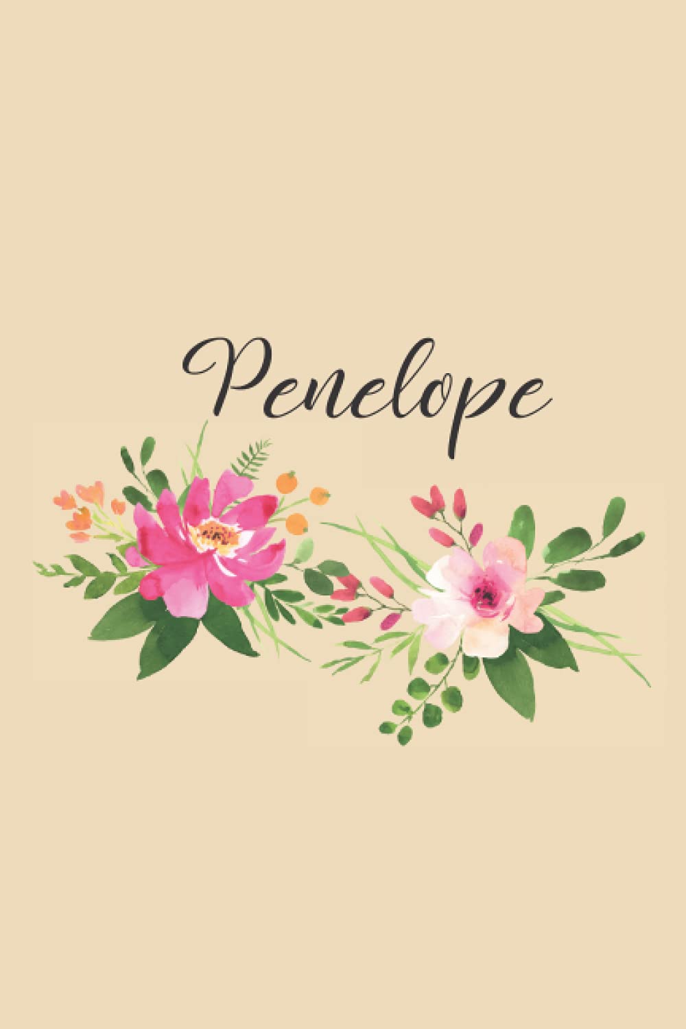 Penelope: Personalized Name Composition Notebook, Blank Lined Ruled Book with Personalized Name | Birthday gift for Girlfriend, Mom, Sister, Daughter.