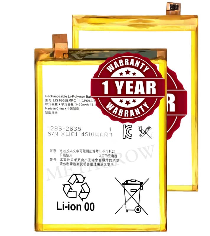 Image of Original LIS1605ERPC Battery Compatible for Xperia Z5 Premium (E6853, SO-03H) | Xperia Z5 Premium Dual (E6833, E6883) - (3430mAh) - 1 Year Warranty JK1