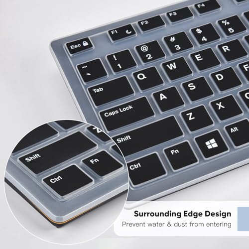 Protector de teclado DAMMOMKO compatible con Amazon Basics US QWERTY miniatura 3