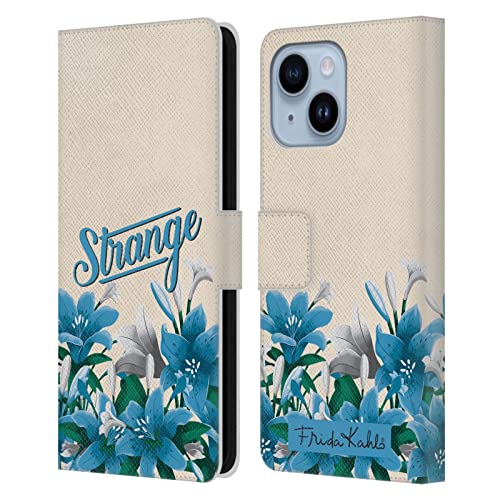 Étui portefeuille iPhone 14 Plus Frida Kahlo anti-rayure écran en cuir